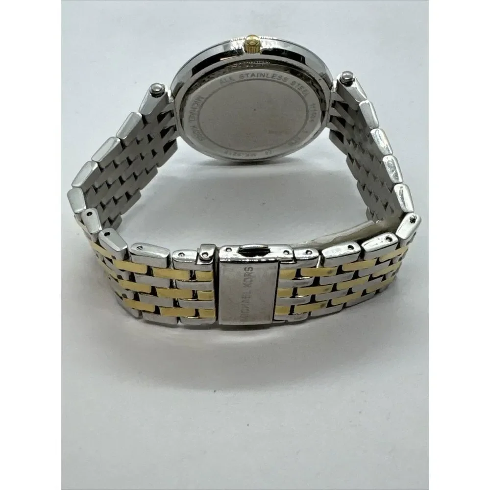 Michael Kors Darci MK3215 Women's Two Tone Analog Dial Quartz Wrist Watch JNA424